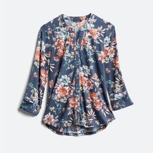 Papermoon penny button down knit top